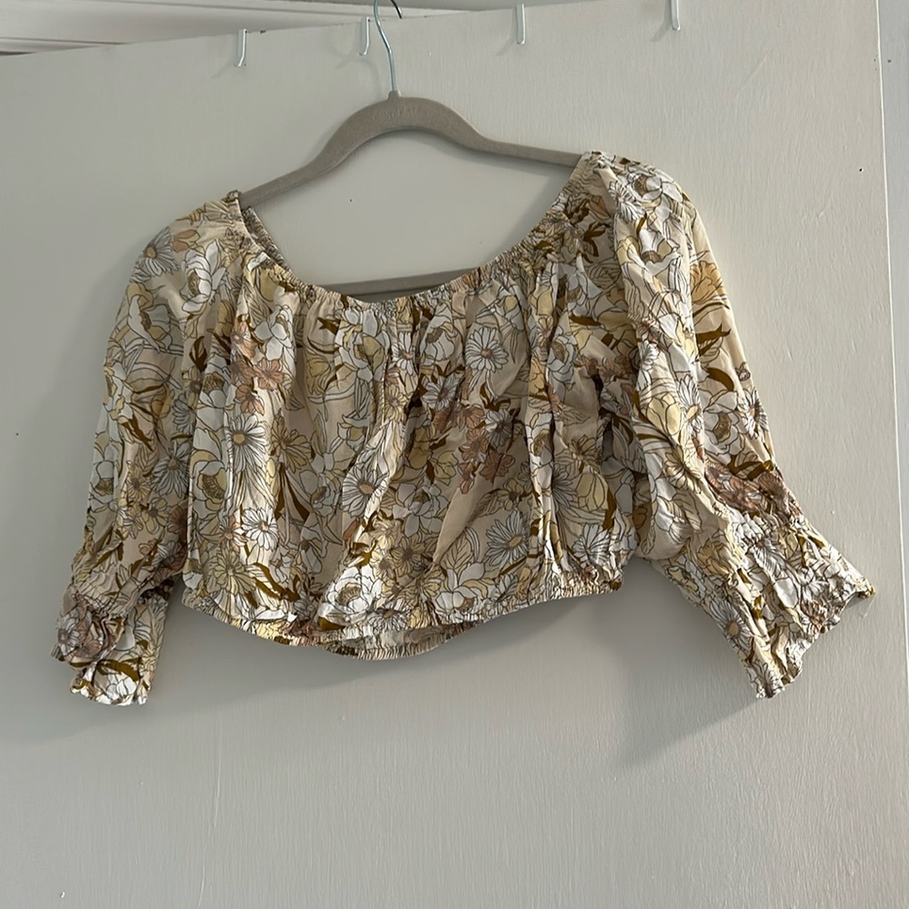 Flower Crop Top